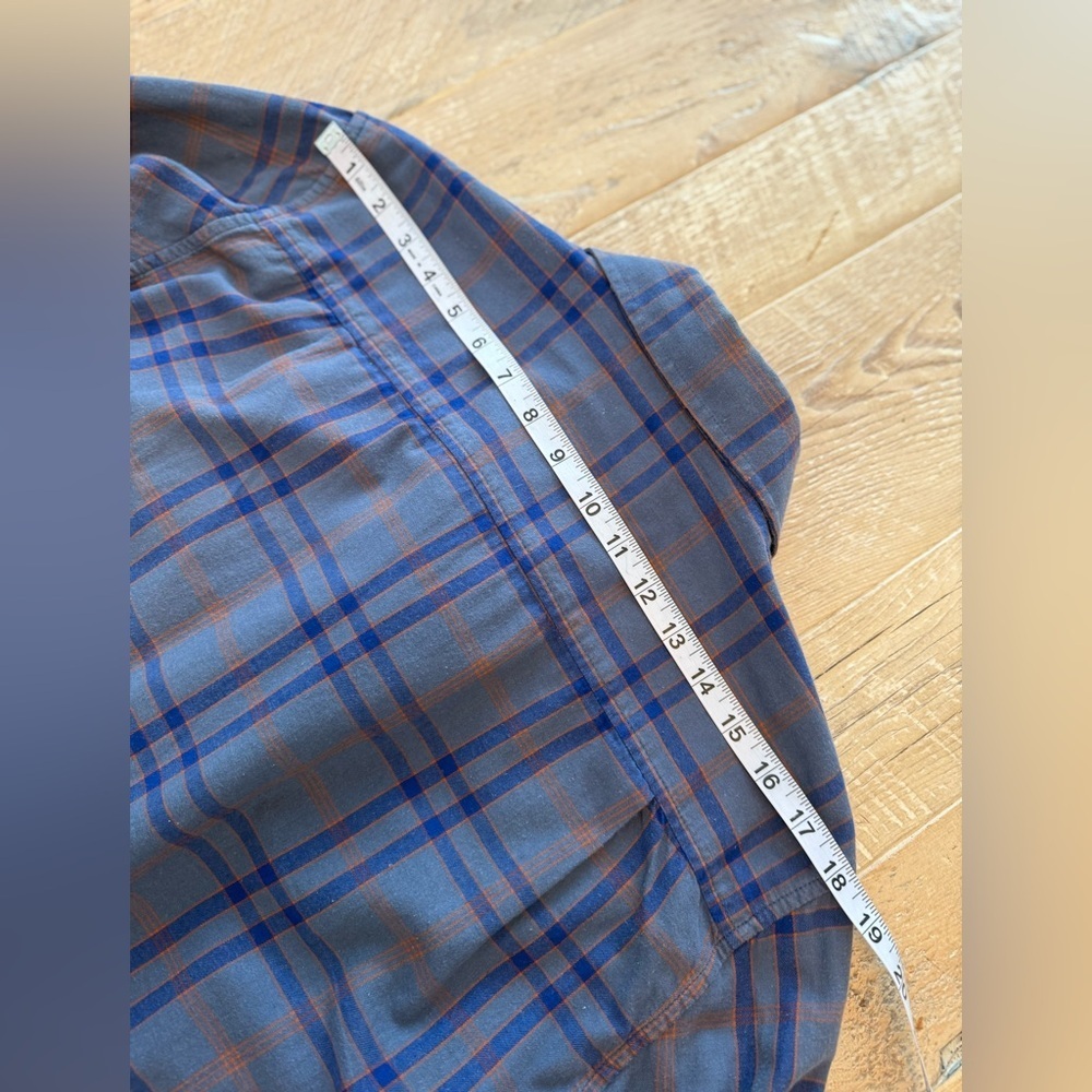 REI Cooperative Cotton Plaid Men's Shirt M - Picture 6 of 8